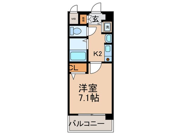 プレサンス京都神宮道(304)の物件間取画像